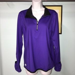 RALPH LAUREN PURPLE ATHLETIC PULLOVER